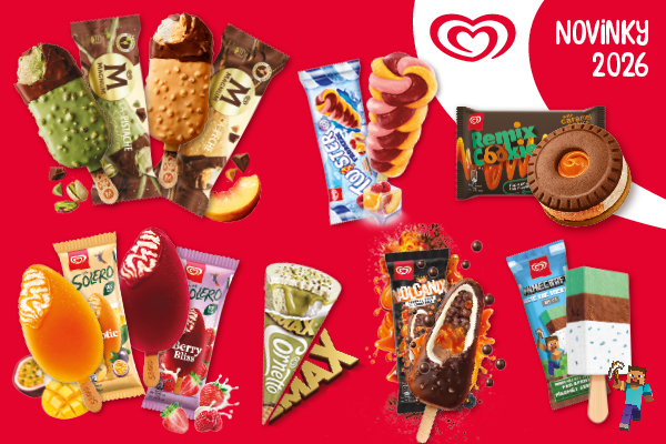 Blog - 🍦 Novinky Algida 2026: Osvědčené značky, nové chutě
