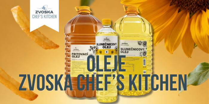 Blog - Novinka v sortimentu: oleje Zvoska Chef’s Kitchen 🧑‍🍳