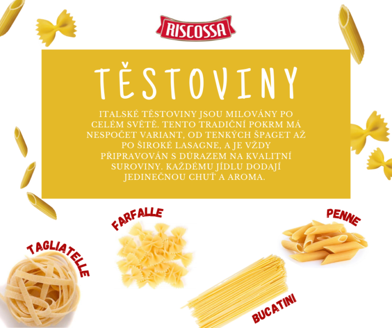Blog - Italské těstoviny Riscossa: Tradice a kvalita semolinových těstovin
