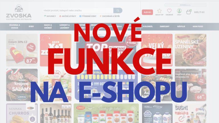 Blog - 🛒 Novinky na e-shopu: přehlednější objednávání a rychlejší doplnění košíku
