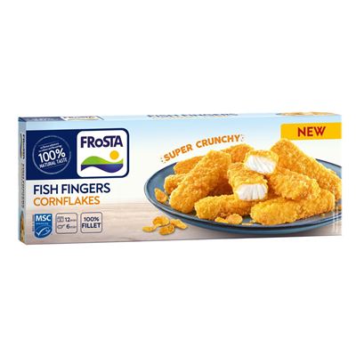 Rybí prsty v kukuřičné strouhance Cornflakes nemleté mražené 10x360g Frosta