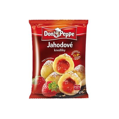 Tvarohové knedlíky jahodové mražené 8x600g Don Peppe