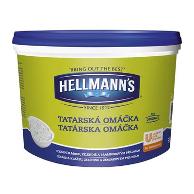 Tatarská omáčka chlazená 1x5kg Hellmann's
