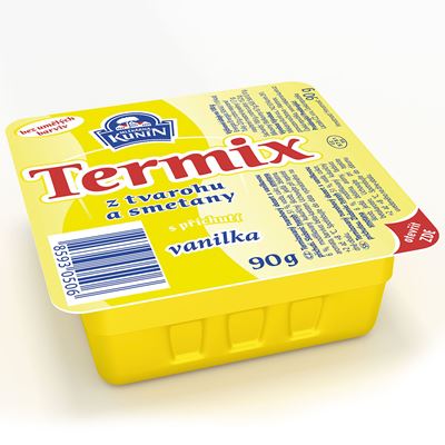 Termix s příchutí vanilka chlazený 24x90g Kunín