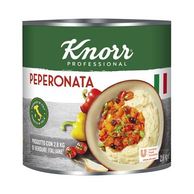 Papriky barevné krájené (Peperonata) 1x2,6kg Knorr