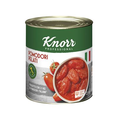 Rajčata celá loupaná (Pomodori) 1x2,5kg Knorr