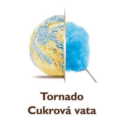 Carte d'Or Tornádo (Candyfloss) zmrzlina vana 1x5,5L Carte d´Or