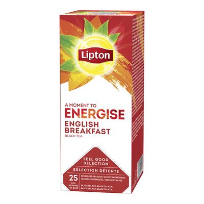 Lipton Energise Černý časj (English Breakfast) 25x2g
