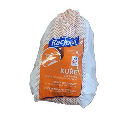 Kuře bez drobů mražené 8x1400g Raciola CZ