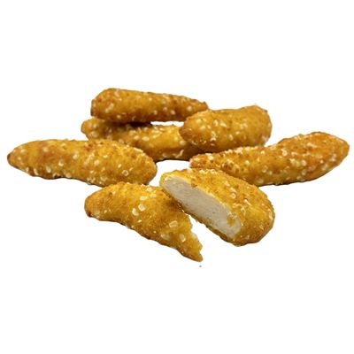 Kuřecí stripsy obalované mražené 4x1kg Zvoska Chef's Kitchen