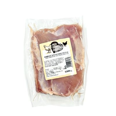 Kuřecí stehenní řízek mražený MO VAC. 24x500g CZ Vaše Drůbež
