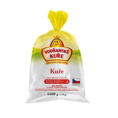 Kuře bez drobů mražené 9x1400g Vodňany CZ