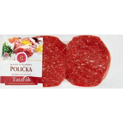 Tatarák z hovězího masa chlazený 1x250g Polička