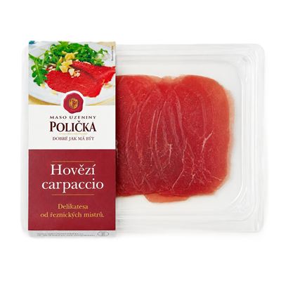 Hovězí carpaccio chlazené 1x100g Polička CZ