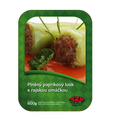 Plněné papriky v rajské omáčce mražené 8x600g Merlin