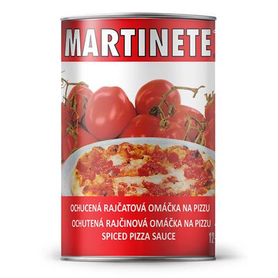Rajčatová omáčka na pizzu ochucená 1x4,15kg Martinete