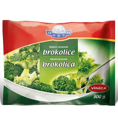 Brokolice růžičky mražené 20x300g Vinica