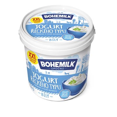 Jogurt bílý řeckého typu 6% chlazený 1x1kg Bohemilk