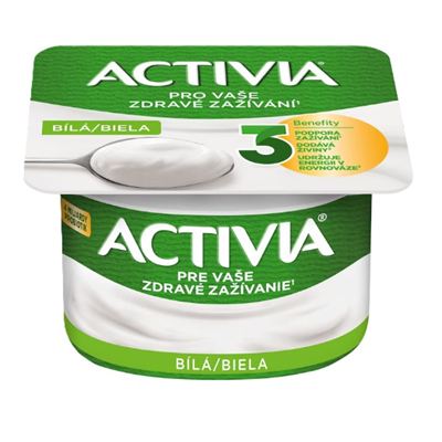 Activia bílá chlazená 24x120g Danone