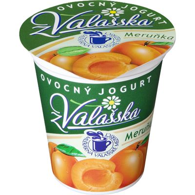 Ovocný jogurt meruňka 2,5% chlazený 20x150g Z Valašska