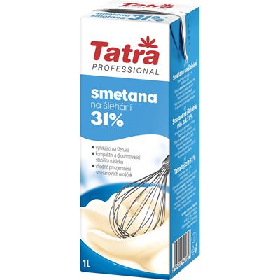 Smetana ke šlehání 31% 1x1l Tatra