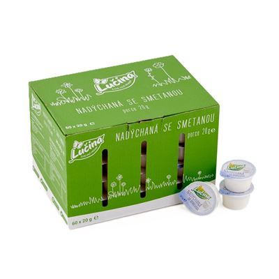 Smetanový sýr Lučina nadýchaná porce 60x20g