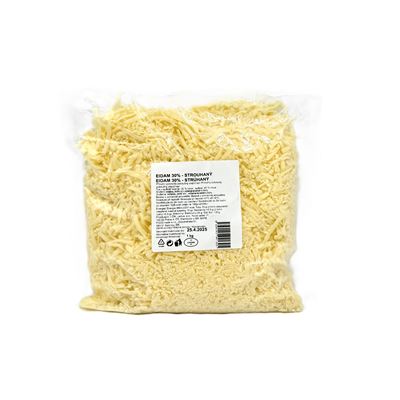 Eidam sýr 30% strouhaný CZ chlazený 1x1kg Laktos