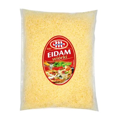 Eidam sýr 45% CZ strouhaný chlazený 1x2kg Mlekovita