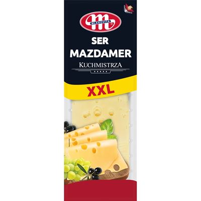 Maasdamer sýr 45% plátky PL chlazený 1x1kg Mlekovita