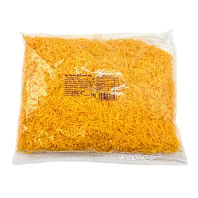 Cheddar oranžový sýr 50% CZ strouhaný chlazený 1x1kg PL