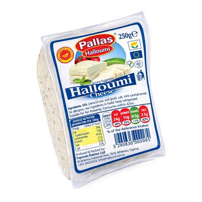 Halloumi kyperský sýr chlazený 1x250g Pallas