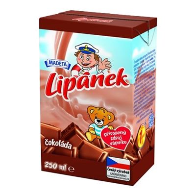 Lipánek mléčný nápoj trvanlivý čokoládový chlazený 27x250ml