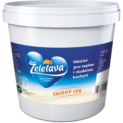 Tavený sýr 50% kbelík 1x1kg Želetava