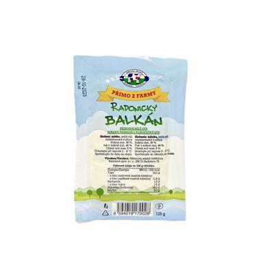 Balkánský sýr ve slaném nálevu chlazený 20x125g Němcova selská mlékárna