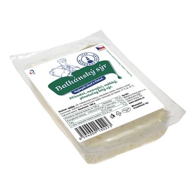 Balkánský sýr porce chlazený 10x180g Mlékárna Polná