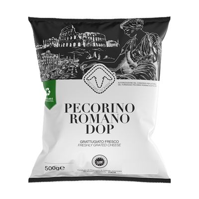Pecorino Romano sýr strouhaný chlazený DOP 1x500g Ghidetti