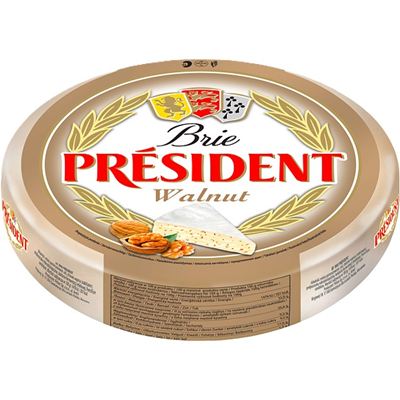 Brie ořech sýr chlazený cca 1kg Président