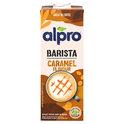 Barista Ovesno-sojový nápoj s příchutí karamelu 1x1L Alpro