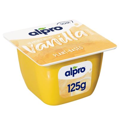 Sójový dezert s příchutí vanilky chlazený 24x125g Alpro