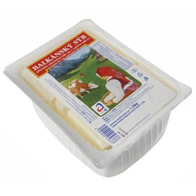 Balkánský sýr vanička chlazená 1x1,25kg Mlékárna Polná
