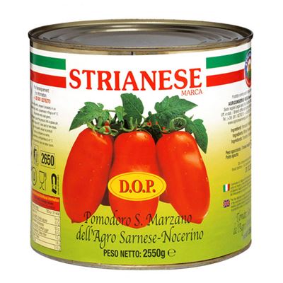Rajčata loupaná cela San Marzano D.O.P 1x2,55kg Strianese