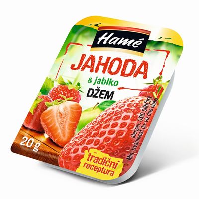 Džem porce ""Jahůdka"" 48x20g Hamé