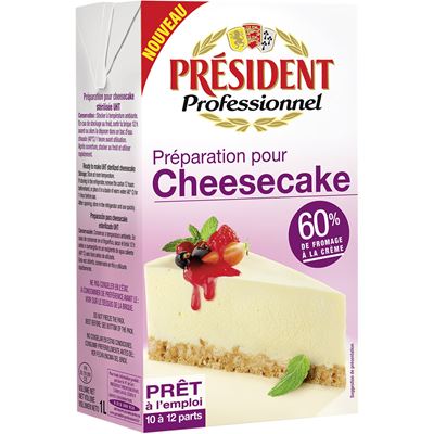 Směs na cheesecake (tekutá směs) 1x1l President