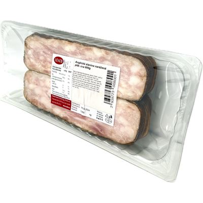 Anglická slanina narážená krájená chlazená Le&Co cca 0,8kg