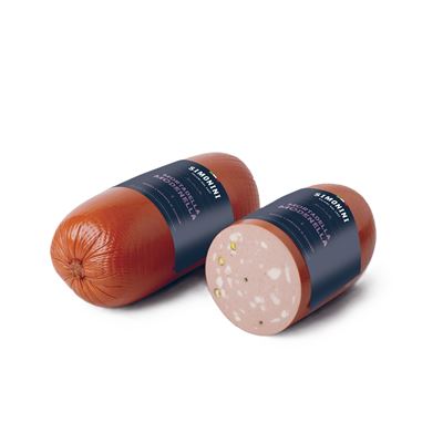 Mortadella Modena s pistácií 1/2 cca 2,5kg Simonini