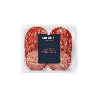 Salame Milano plátky chlazené 1x500g Simonini