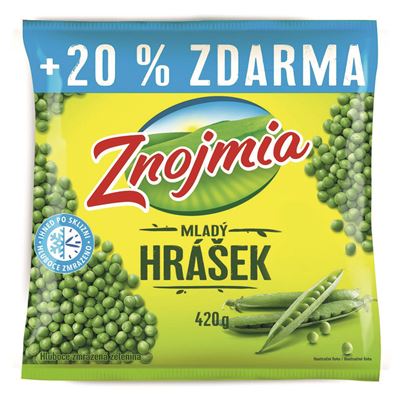 Mladý hrášek český +20% ZDARMA 15x420g Znojmia