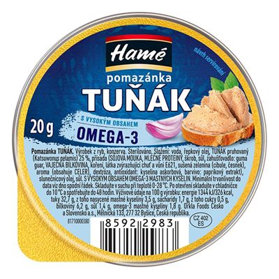 Pomazánka Tuňák porce 24x20g Hamé