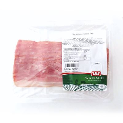 Warischova slanina lisovaná krájená chlazená 1x100g Warisch