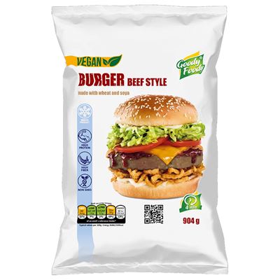 Vegan alternativa Burgeru hnědý mražený 24x113g Goody Foody
